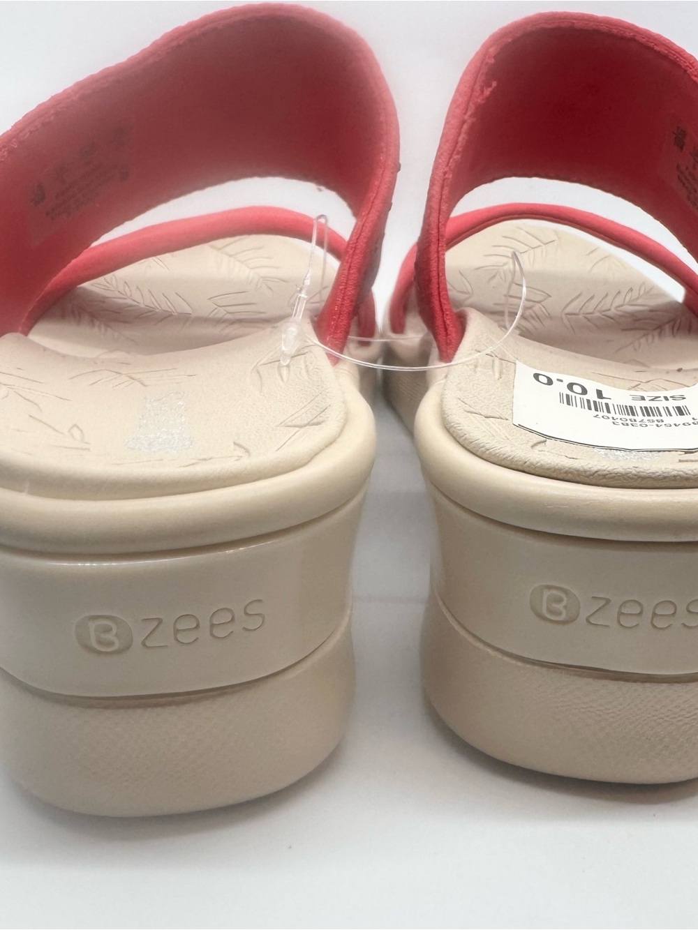 Bzees Sienna Bright Washable Slide Wedge Sandals - Picture 3 of 4
